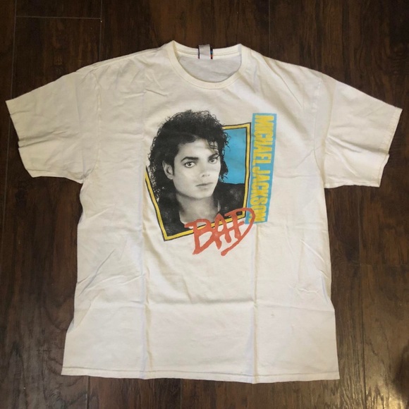 Junk Food Clothing Other - RARE Vintage Michael Jackson Bad King of Pop Concert Tour Graphic Tee TShirt 90s